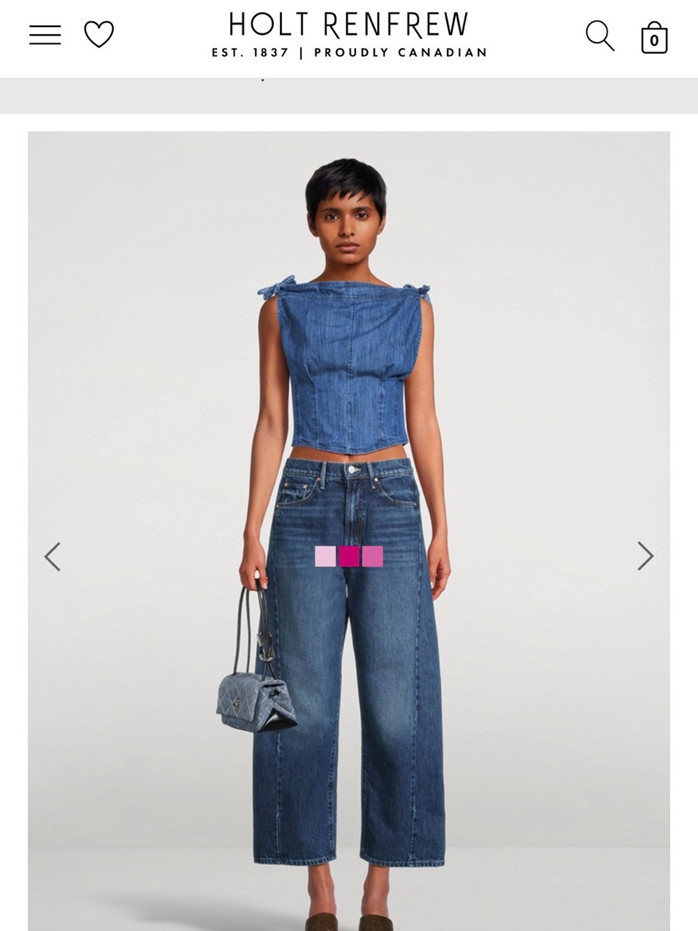 MOTHER The Half-Pipe barrel leg Jeans